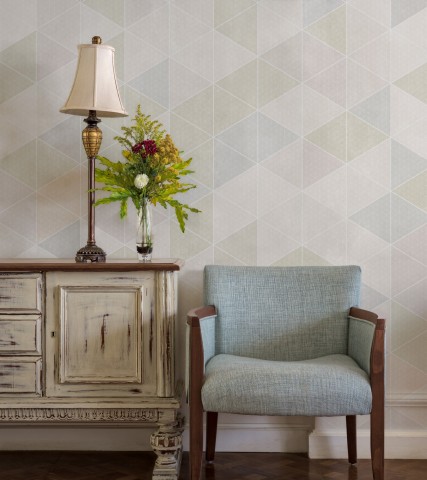Papier Peint Panoramique Design Géométrique Pastel Style Scandinave - STYLE 3